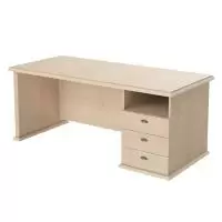Стол руководителя однотумбовый RDT 188.A(R) Бук Тиара 1800х800х750