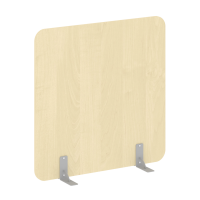 Перегородки на металлических опорах на фетровых подпятниках DP.F-120-120 Клён/Серый металл