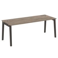 Стол руководителя OW.SRR-6.8 Тиквуд тёмный/Дуб тёмный/Антрацит металл 1980*800*750