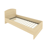 Light Кровать с ортопедическим основанием и изголовьем С-КИ-90 Акация 950*2050*900