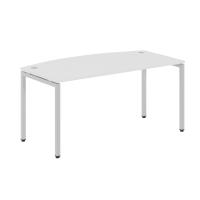 Стол руководителя XSET 169 Белый/Алюминий