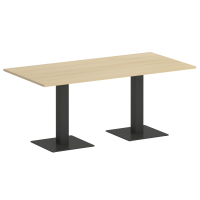 Стол прямоугольный VR.SP-5-180.2 Акация/Антрацит металл