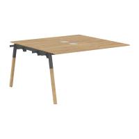 Стол приставной FIWST 1313 Дуб Гамильтон/Антрацит-Бук