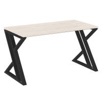 Стол рабочий VR.L-SRZ-3.7 Денвер светлый/Чёрный металл