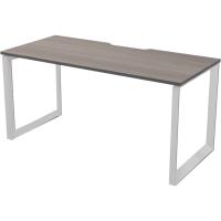 Стол на металлокаркасе НТМП.О-120 Лиственница/Белый