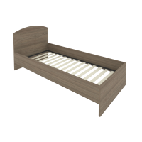 Light Кровать с ортопедическим основанием и изголовьем С-КИ-90 Вяз 950*2050*900