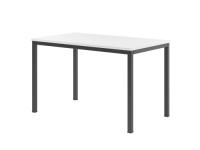 Стол на металлокаркасе Lite CL-30 (Белый/каркас Антрацит). Размер: