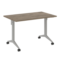 Стол складной мобильный X.M-2.7 Тиквуд тёмный/Серый металл