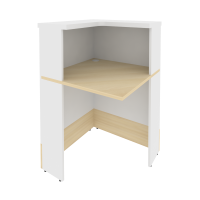 Style Угловой модуль левый Л.УМ-1 (L) Акация/Белый 736*736*1156