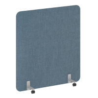 Перегородка на металлических опорах, на роликах AP.R-140-150 Romeo 10/Серый металл