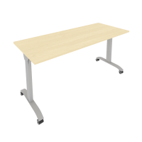 Стол складной мобильный СМ-6 Клён/Тёмно-серый металл