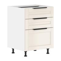 Шкаф напольный с ящиками MOB 6082.2C Бежевая эмаль/Белый 600х560х820 SICILIA