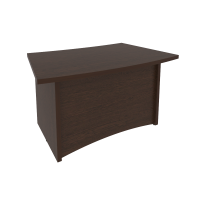 Стол руководителя криволинейный KSR-5 Венге 1400*900*765