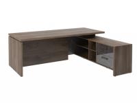 Стол FB-121R.GG правый. Фурнитура ЧЕРНАЯ. Размер: 2100*1800*750 мм