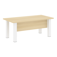 Стол руководителя LT.D-18.1 Акация/Белые опоры 1800*900*750