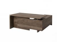 Стол FI-117L.DD левый. Фурнитура INOX. Размер: 1700*1800*750 мм