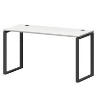 Стол на металлокаркасе СМС25-О-16К.60.Пр25 Белый/Антрацит