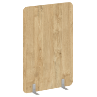 Перегородки на металлических опорах на фетровых подпятниках DP.F-120-180 Тиквуд светлый/Серый металл