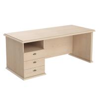 Стол руководителя однотумбовый RDT 188.A(L) Бук Тиара 1800х800х750