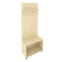 Light Вешалка с багажницей С-ВБ-80 Клён 800*400*2050