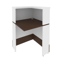 Style Угловой модуль правый Л.УМ-1 (R) Венге/Белый 736*736*1156