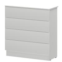 Комод 4 ящика Н-3263 Белый