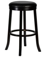 Круглый барный табурет DOBRIN BOB BAR, капучино, черный Круглый барный табурет DOBRIN BOB BAR, капучино, черный