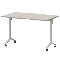 Стол мобильный складной МБ22-120.70 Ясень шимо/Белый 1200x700x750 Моби