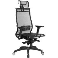 Кресло для руководителя Samurai Black Edition черный, сетка