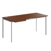 Стол эргономичный СА-1S(L) Орех Французский/Алюминий