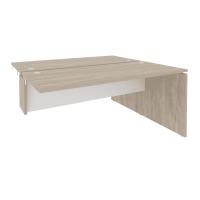 Стол-приставка двойной к опорным элементам O.D.SPR-4.7 Дуб аттик/Белый бриллиант