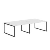 Стол 4-х местный XQWST 2814 Белый/Антрацит