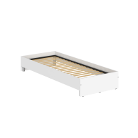 Кровать без изголовья KBW 208 Белый 2040х840х300 KANN