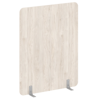 Перегородки на металлических опорах на фетровых подпятниках DP.F-140-180 Денвер светлый/Серый металл