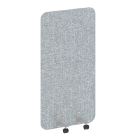 Перегородка на металлических опорах, на роликах AP.R-80-150 Romeo 13/Серый металл