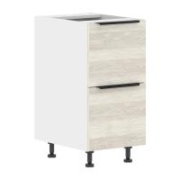 Шкаф напольный с ящиками MOB 4082.1 Сосна Эдмонт/Белый 400х560х820 CORSICA