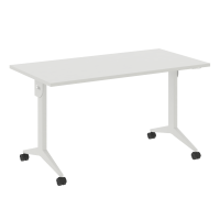 Стол складной мобильный X.M-3.7 Белый бриллиант/Белый металл