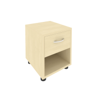 Light Тумба прикроватная с нишей и ящиком С-ТПЯ-3 Клён 400*450*500