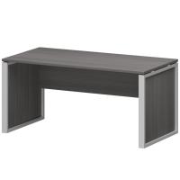 Стол руководителя НТМ-160 Лиственница/Металлик 1600x800x750