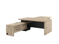 Стол Т-818.1000л с блоком розеток и брифингом 1150 мм. Размер: 1800*3150*750