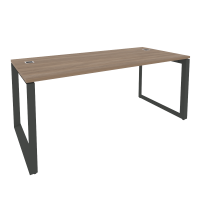 Стол рабочий руководителя на О-образном м/к O.MO-SRR-5.8 Дуб аризона/Антрацит металл 1780*800*750