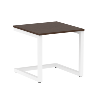 Стол журнальный VR.SP-2-58.G Венге/Белый металл