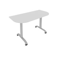 Стол складной мобильный СМ-5.1 Серый/Тёмно-серый металл