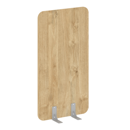 Перегородки на металлических опорах на фетровых подпятниках DP.F-80-150 Тиквуд светлый/Серый металл