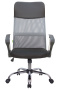 Кресло Smart RCH 8074 Чёрная ткань/Серая сетка (DW-04)
