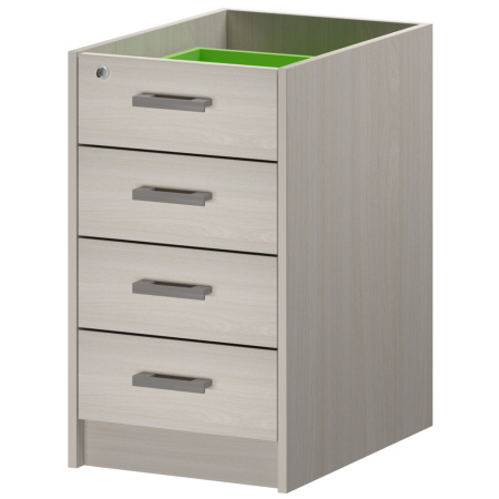 Корпус тумбы приставной АТ-07 Ясень шимо