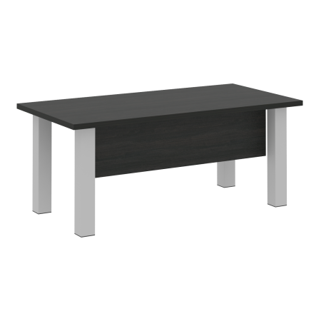 Стол руководителя LT.D-18.1 Суар тёмный/Серые опоры 1800*900*750