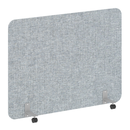 Перегородка на металлических опорах, на роликах AP.R-160-120 Romeo 13/Серый металл