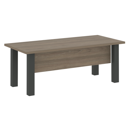 Стол руководителя LT.D-20.1 Вяз/Антрацит опоры 2000*900*750
