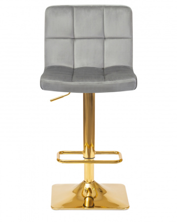 Стул барный DOBRIN GOLDIE, серый велюр (MJ9-75)